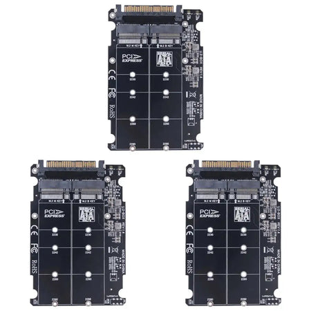 M.2 NVMe SATA To U.2 PCIe Adapter 2 In 1 NGFF SFF8639 3pcs Adapter Card