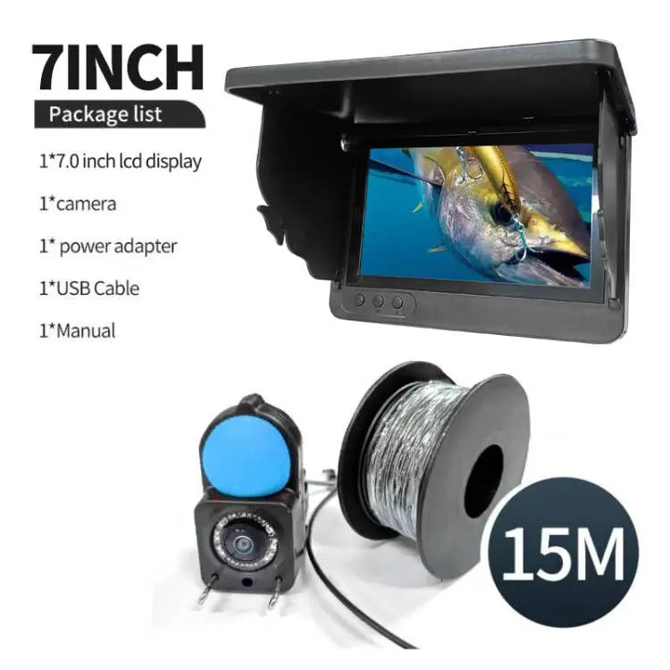 Portable Fish Depth Finder with 4.3 Inch LCD &amp; Night Vision | DDCAMERA 7 INch 15m