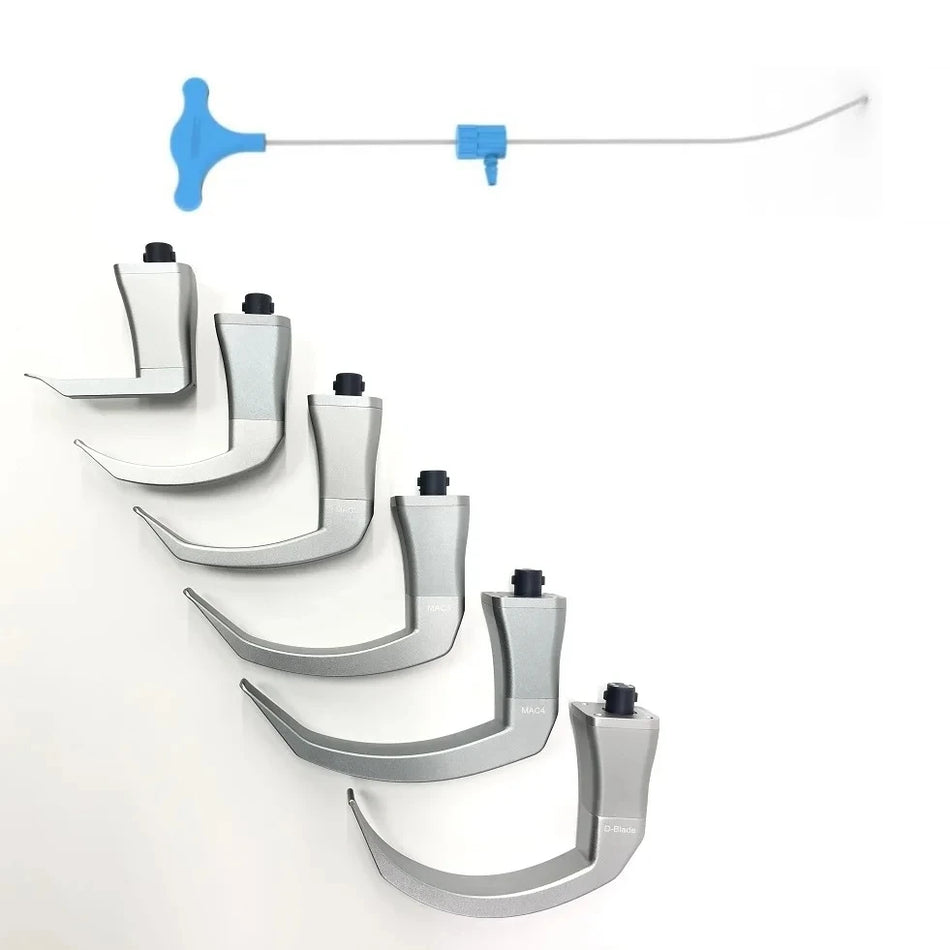 Wideo laryngoskop stalowe ostrza ekran maski