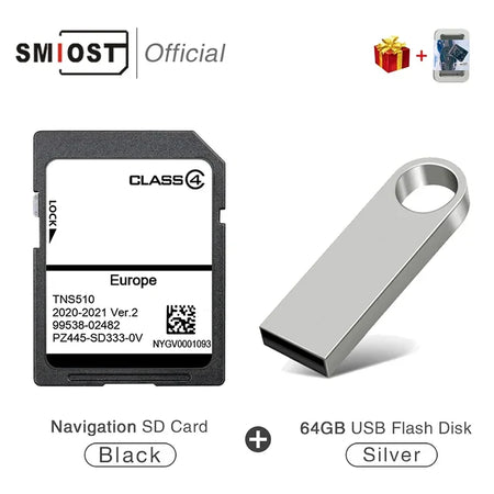 SMIOST Toyota Corolla TNS510 SD Card &ndash; Genuine Update