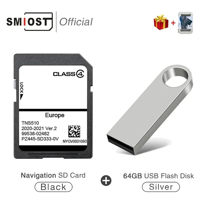 SMIOST Toyota Corolla TNS510 SD Card &ndash; Genuine Update