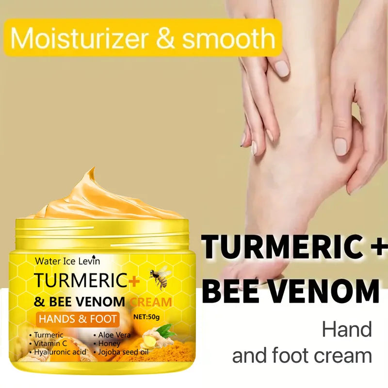 Turmeric Bee Venom Cream &ndash; Intensive Moisturizing Repair for Cracked Skin