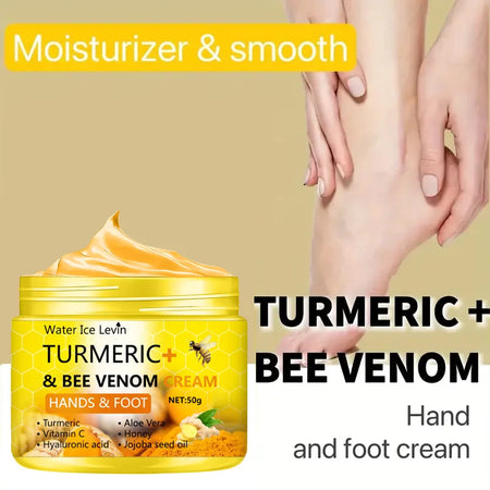 Turmeric Bee Venom Cream &ndash; Intensive Moisturizing Repair for Cracked Skin