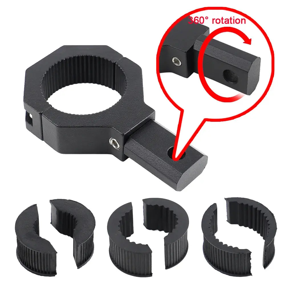 Universal 360 Degree Rotate Work Whip Flag Light Mounts Bracket Kit for Motorcycle UTV ATV Off-Road 1"/1.5"/1.7"/2" Aluminum by InterCyprus Trading Ltd