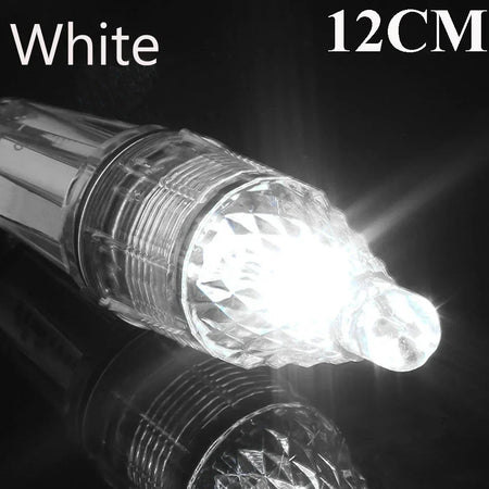 Deep Drop Underwater LED Lure Light &ndash; Night Fishing Glow White 12CM / 10PCS