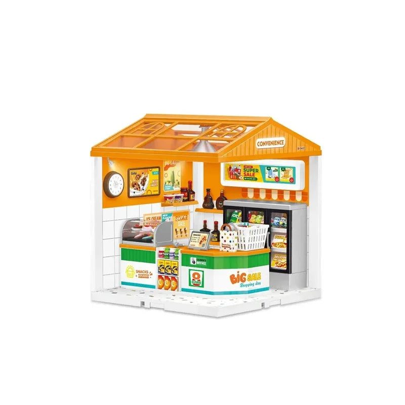Miniature Doll House DIY Kit &ndash; Creative Room Decor And Fun Convenience store