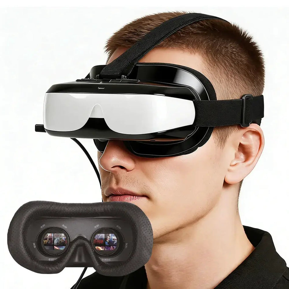 HD VR Head-Mounted Display With HDMI Input And Built In Rechargeable Battery by InterCyprus Trading Ltd