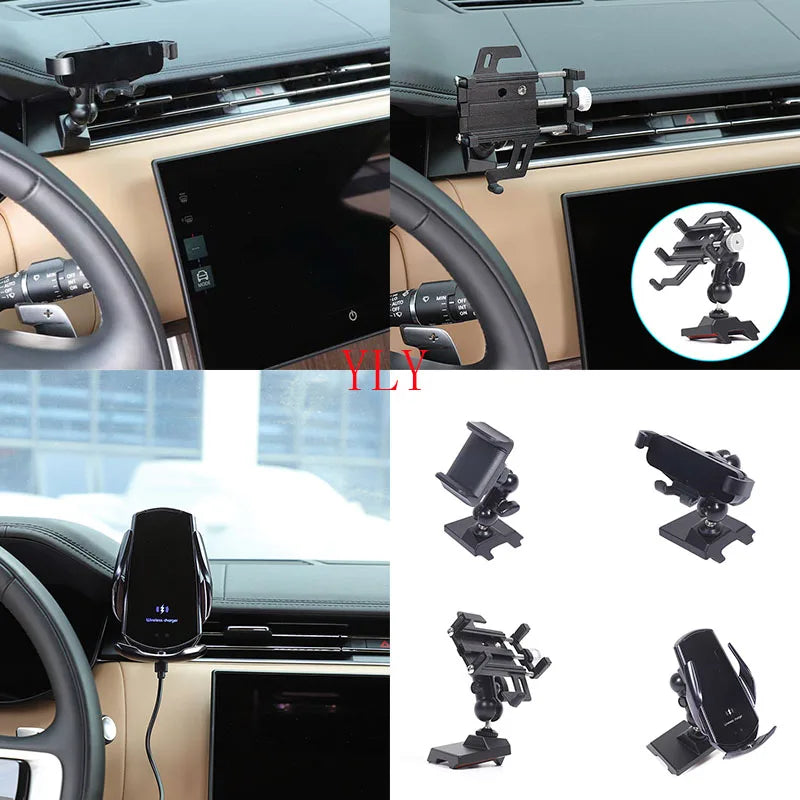 Range Rover Vogue Sports 2023 2025 ABS černý stojan na telefon