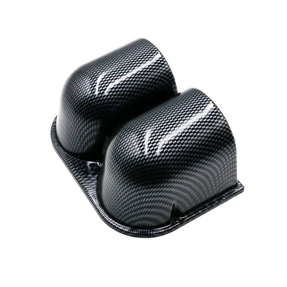 Carbonfaser Dual Gauge Pod Halter, 2-Zoll Becherhalter für Autos, 52mm