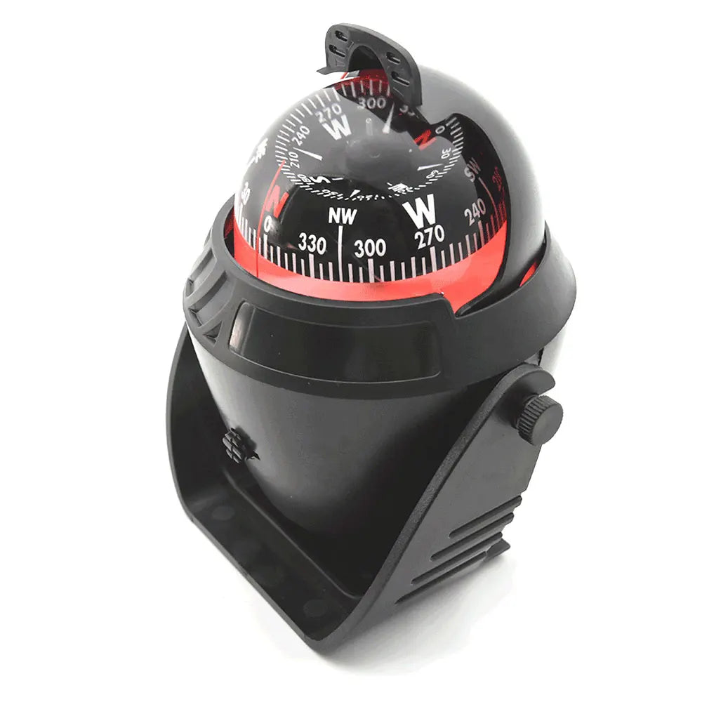Compass Eccessorie Navigation Compass With Electronic LED Light Sea Boat Pivoting Compass ...