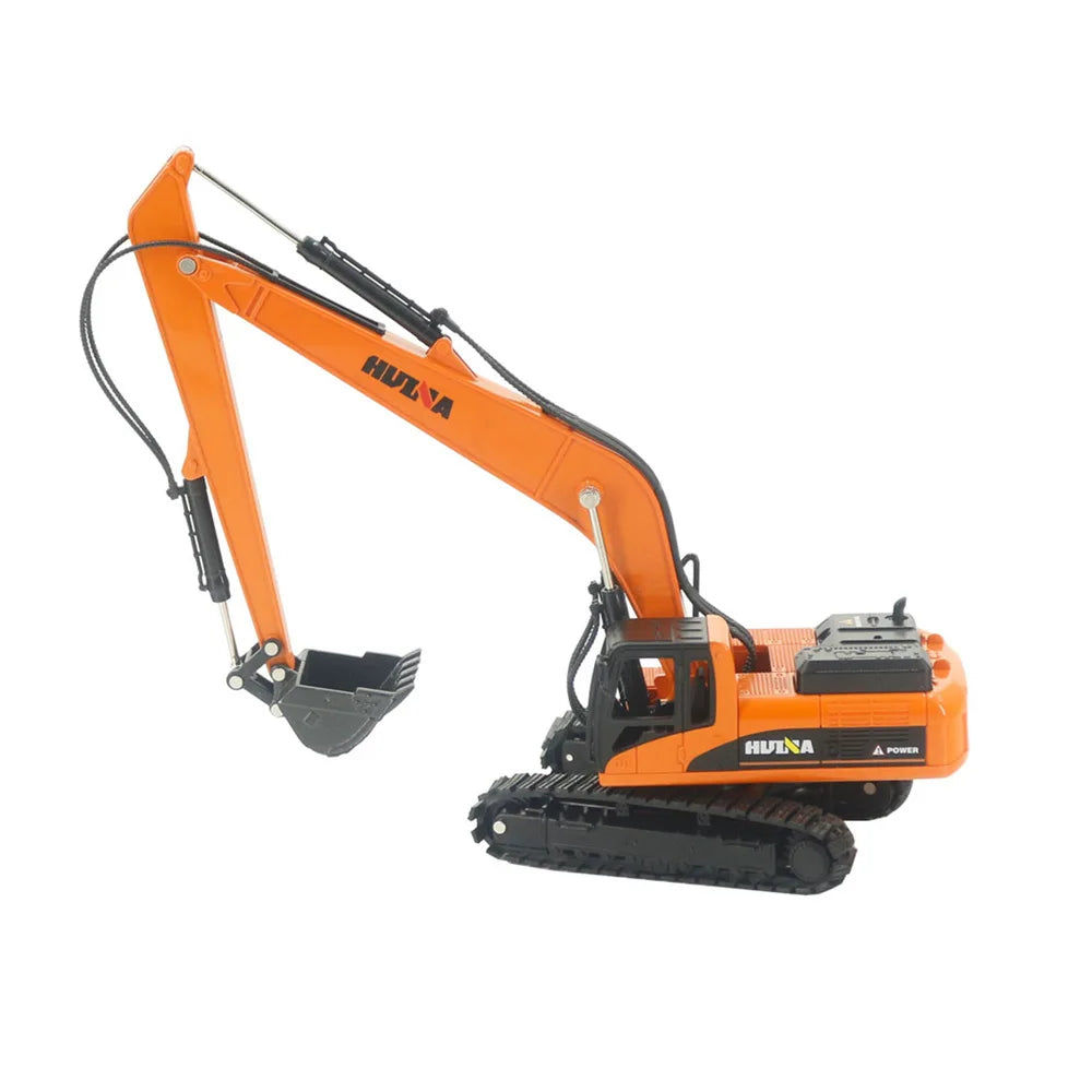 Long A &ndash; Detailed Diecast Excavator Model Orange