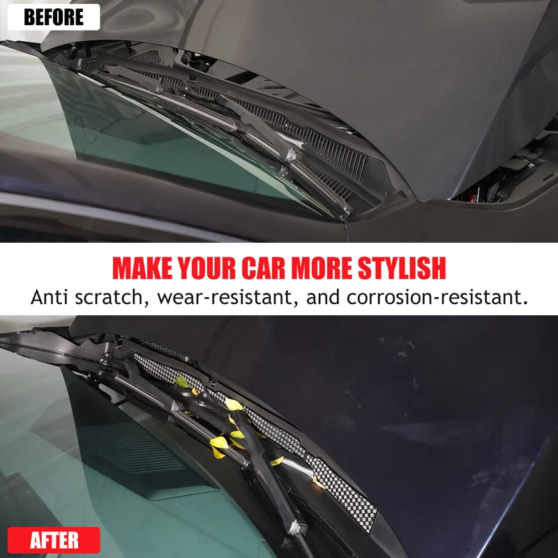 Черная передняя решетка для слива двигателя из нержавеющей стали BMW X3 G45