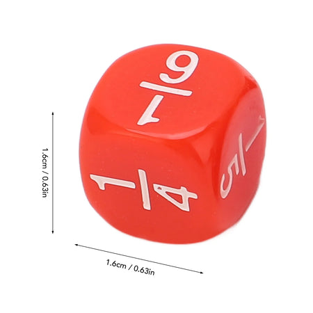 20Pcs Fraction Dice Class Set &ndash; Ideal For Math Practice