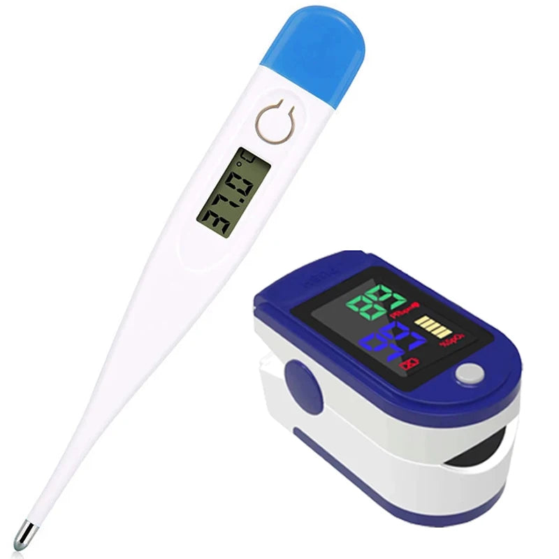Medical Ear Thermometer Pulse Oximeter &ndash; Fast Reading Set 6