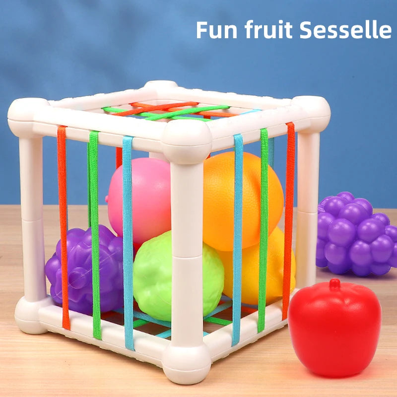 Jucării pentru prinderea fructelor pentru bebeluși și interacțiune părinte-copil