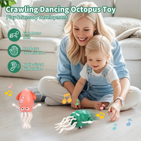 Dancing Squid Kids Electronic Pet Toy &ndash; Interactive Educational Fun