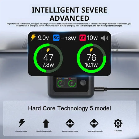 Insta360 X5 Battery Charger Case &ndash; Dual Battery Fast Charging with LED Display