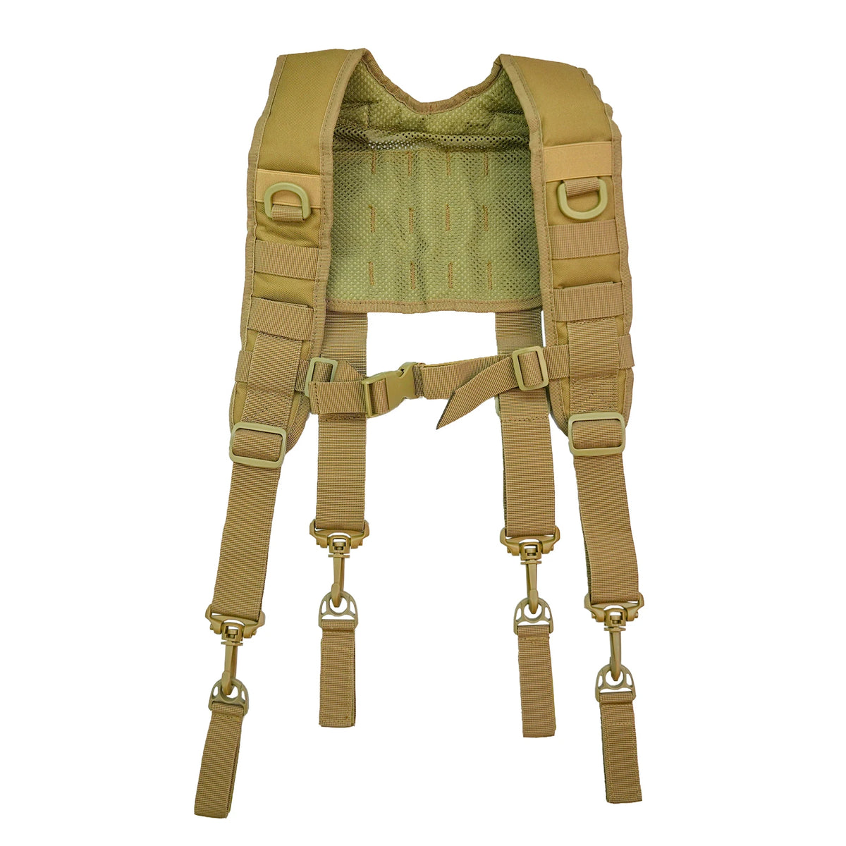 Police Duty Suspenders &ndash; Adjustable Straps and 4 Tool Loops OH001-Khaki