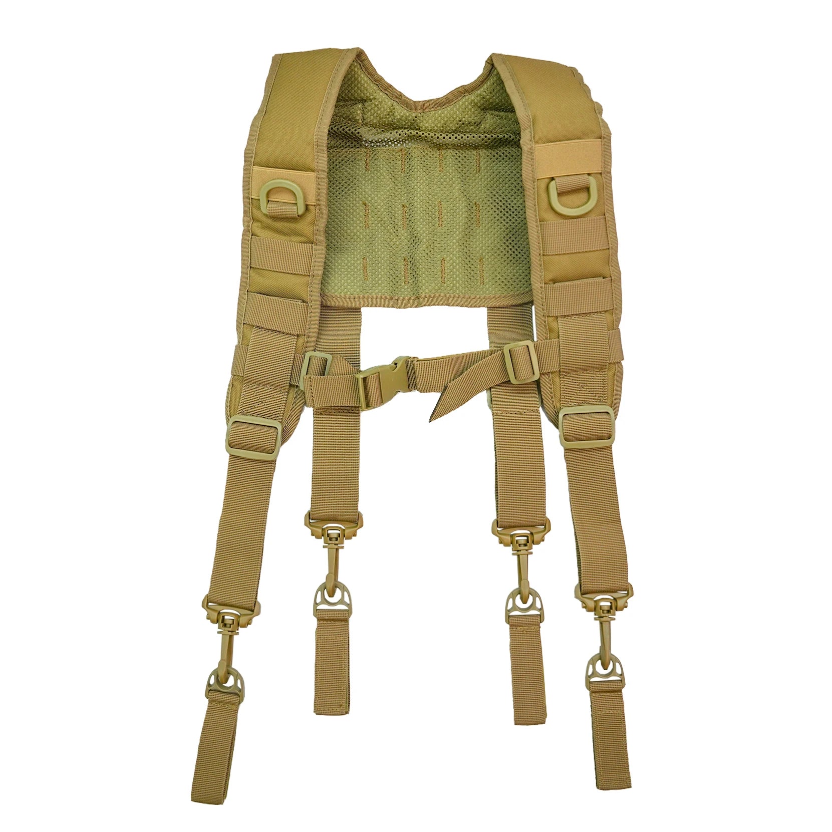 Police Duty Suspenders &ndash; Adjustable Straps and 4 Tool Loops OH001-Khaki