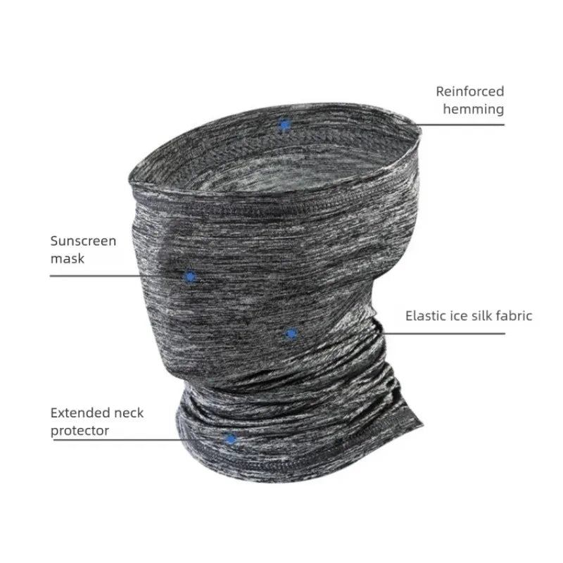 Motorcycle Balaclava Face Mask &ndash; Ice Silk Sun-Protective Quick-Drying Comfort