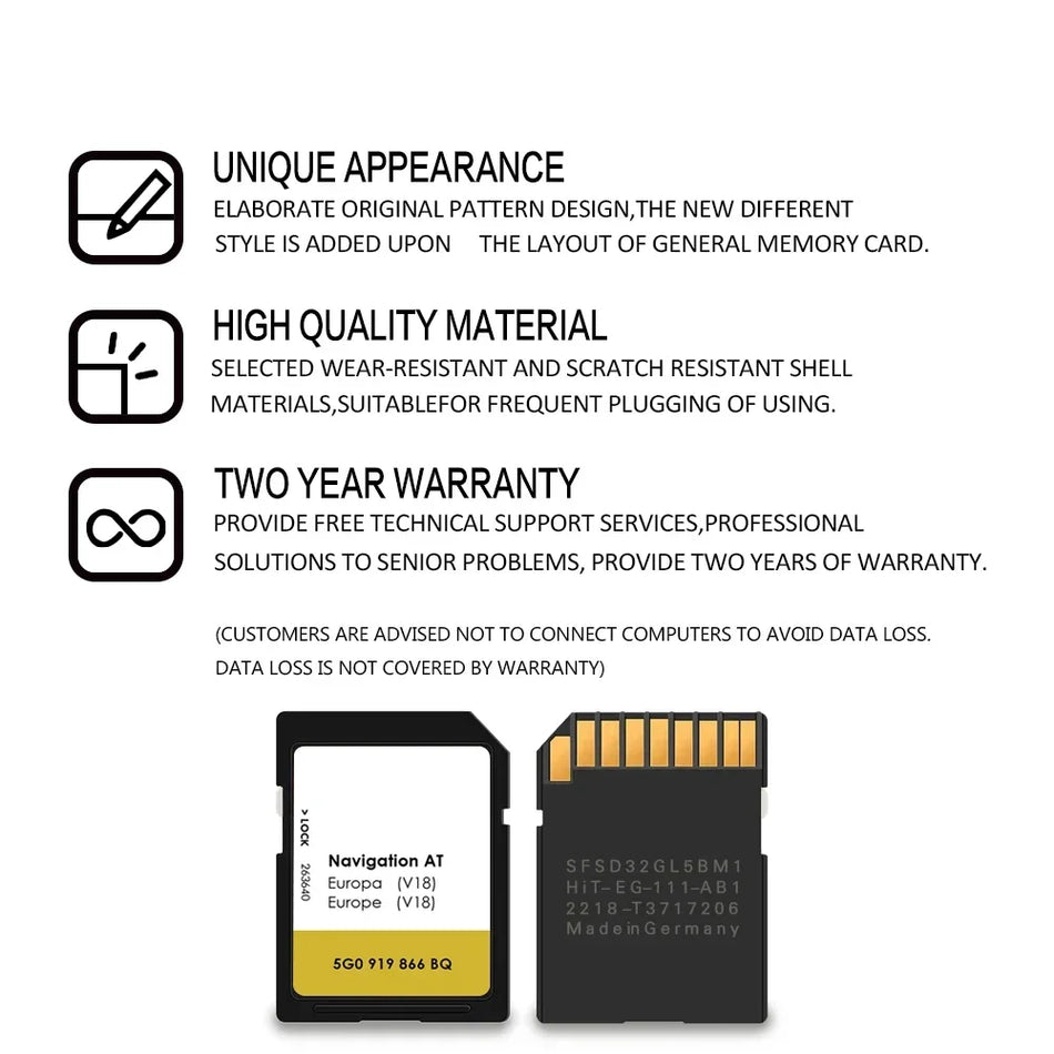 Navi AT V18 &ndash; Europe Maps For VW MIB1 Anti Fog Film