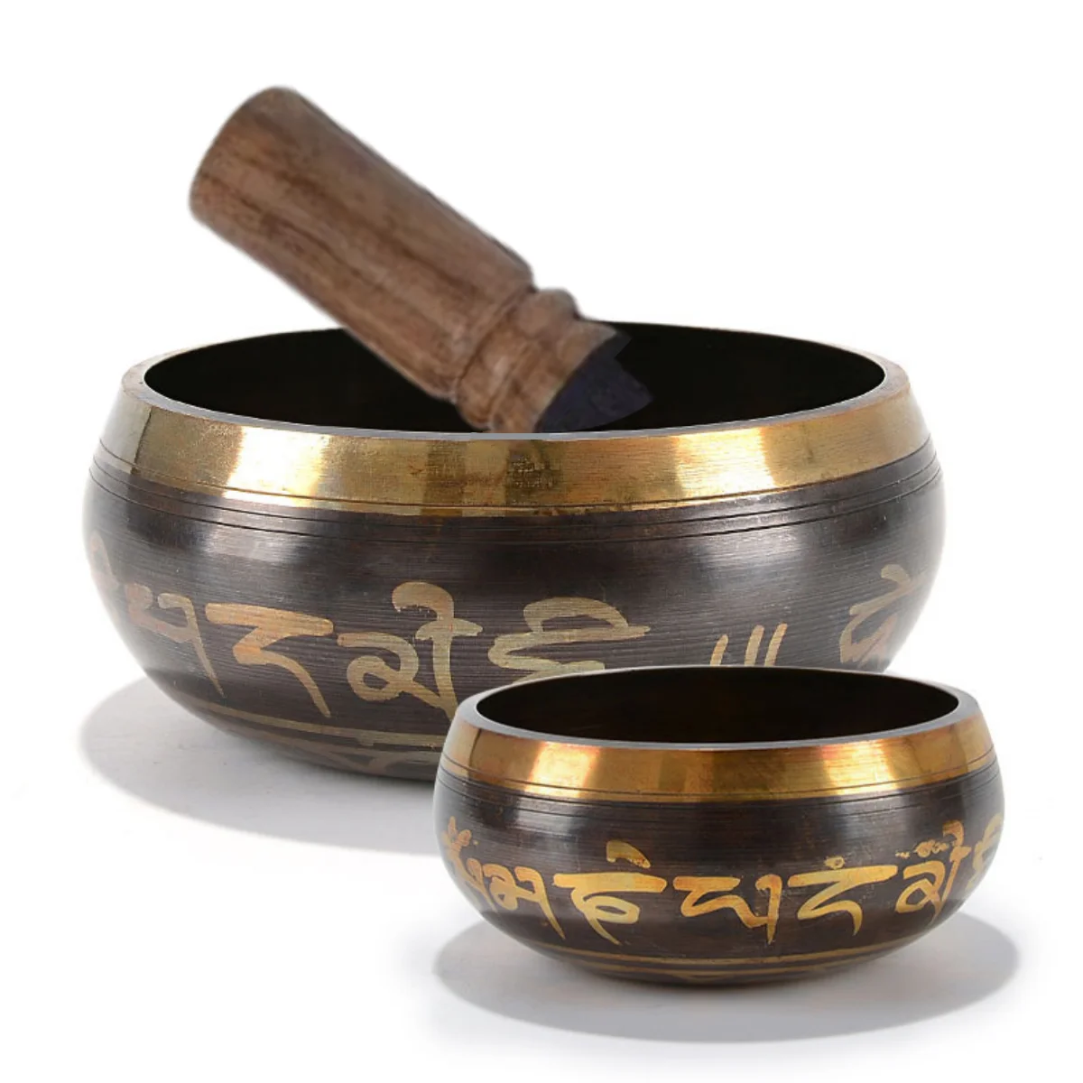 Tibetan Singing Bowl Set 8.5 to 20 cm - Meditation Aid