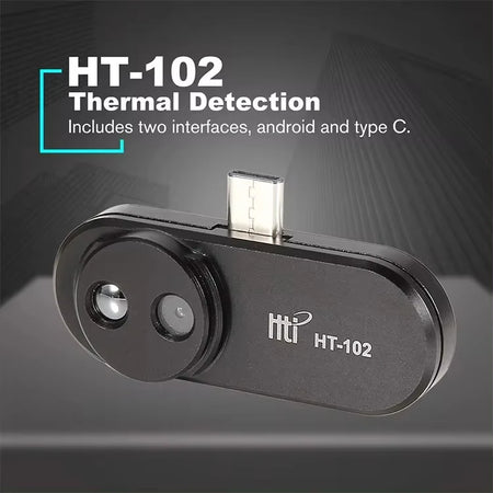 Enhanced HT-102 USB Type-C Thermal Imager for Android - 32x32 Infrared Camera, -20~300u2103 Temperature Range