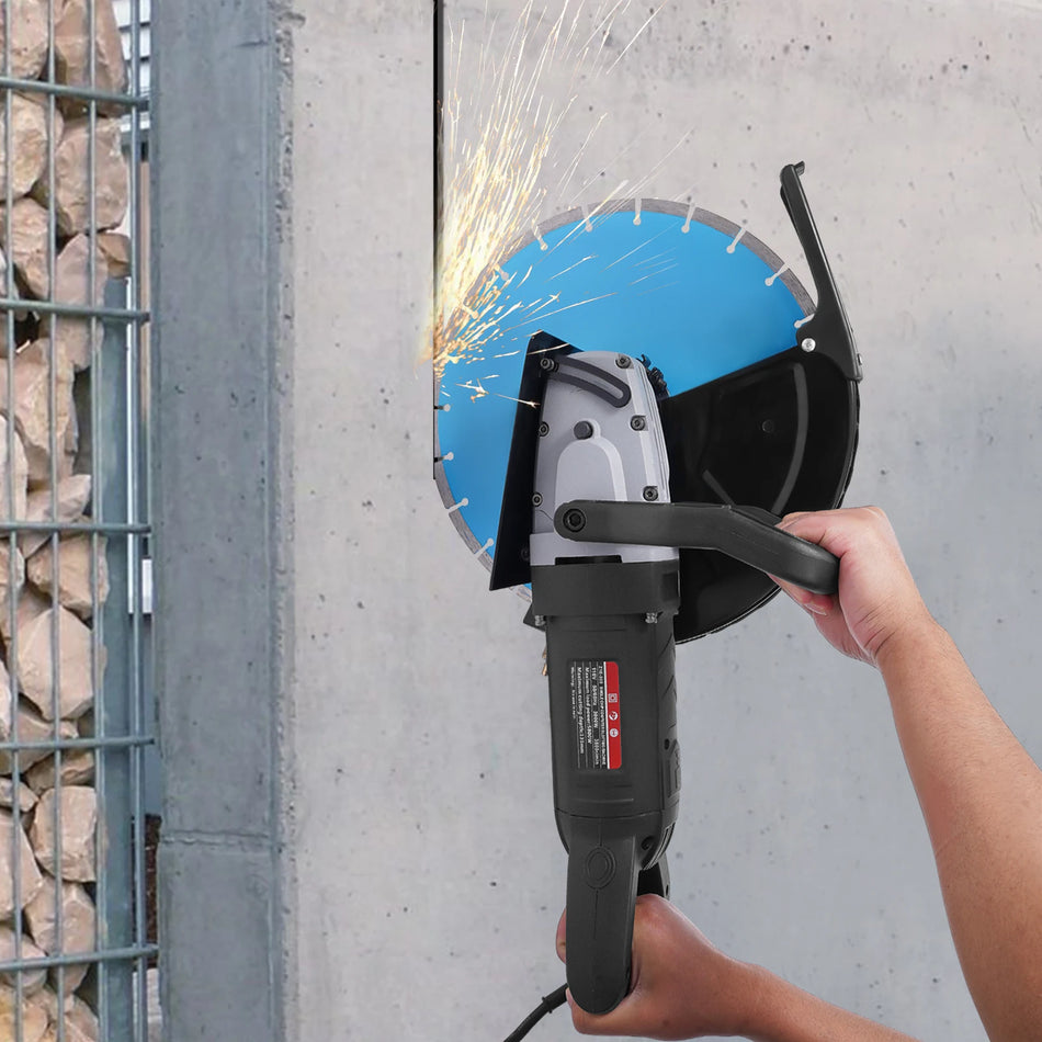 14In Electric Concrete Saw – Heavy Duty 3000W Corded Cutter
