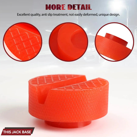 Car Lift Jack Support Stand Polyethylene Pads Wheel Dolly Slotted Floor Frame Rail Adapter Repair Tools For Lexus Subaru Fiat by InterCyprus Trading Ltd
