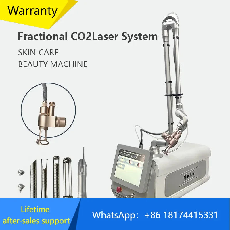 CE Be skausmo CO2 frakcinis lazeris randų šalinimui pigmento