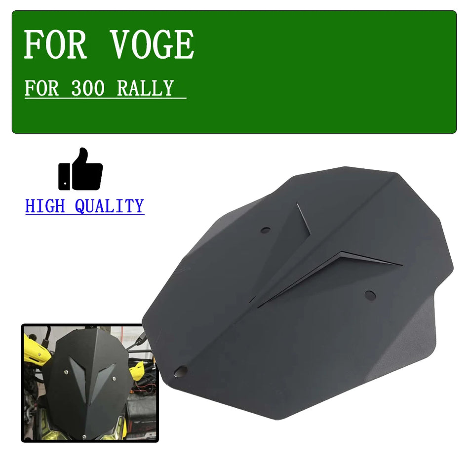 Déflecteur de pare-brise Loncin Voge 300 Rally, couvercle de visière en aluminium
