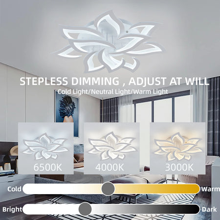 IRALAN Smart Acrylic Ceiling Light &ndash; Stepless Dimming