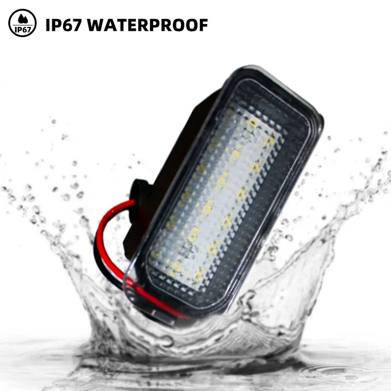 Kaks tk Auto LED Numbrimärk Lamp Ford Kuga Galaxy Mondeo 12V