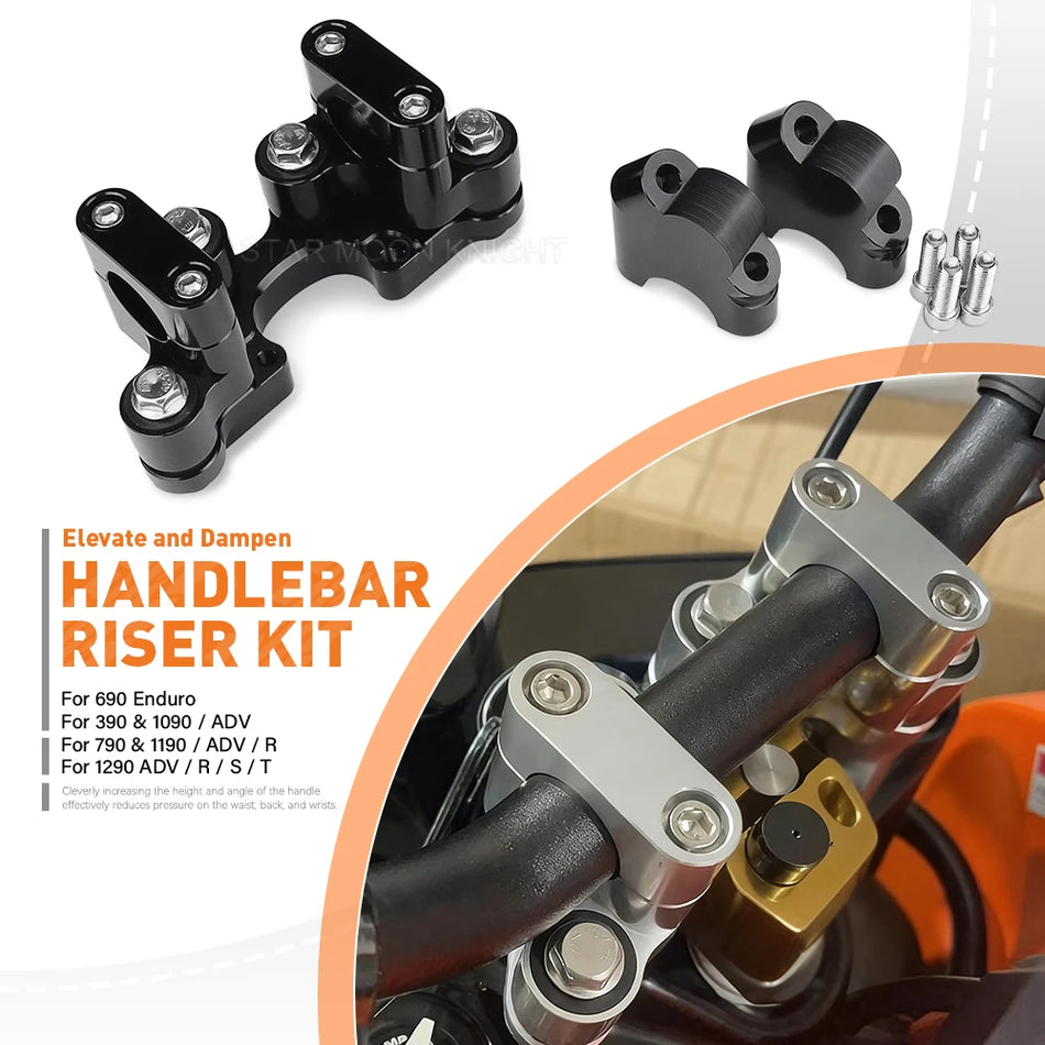 KTM Styrhöjarsats För 390 790 1090 1190 1290 Adventure R S T 690 Enduro Aluminium Styrdämpare Fäste