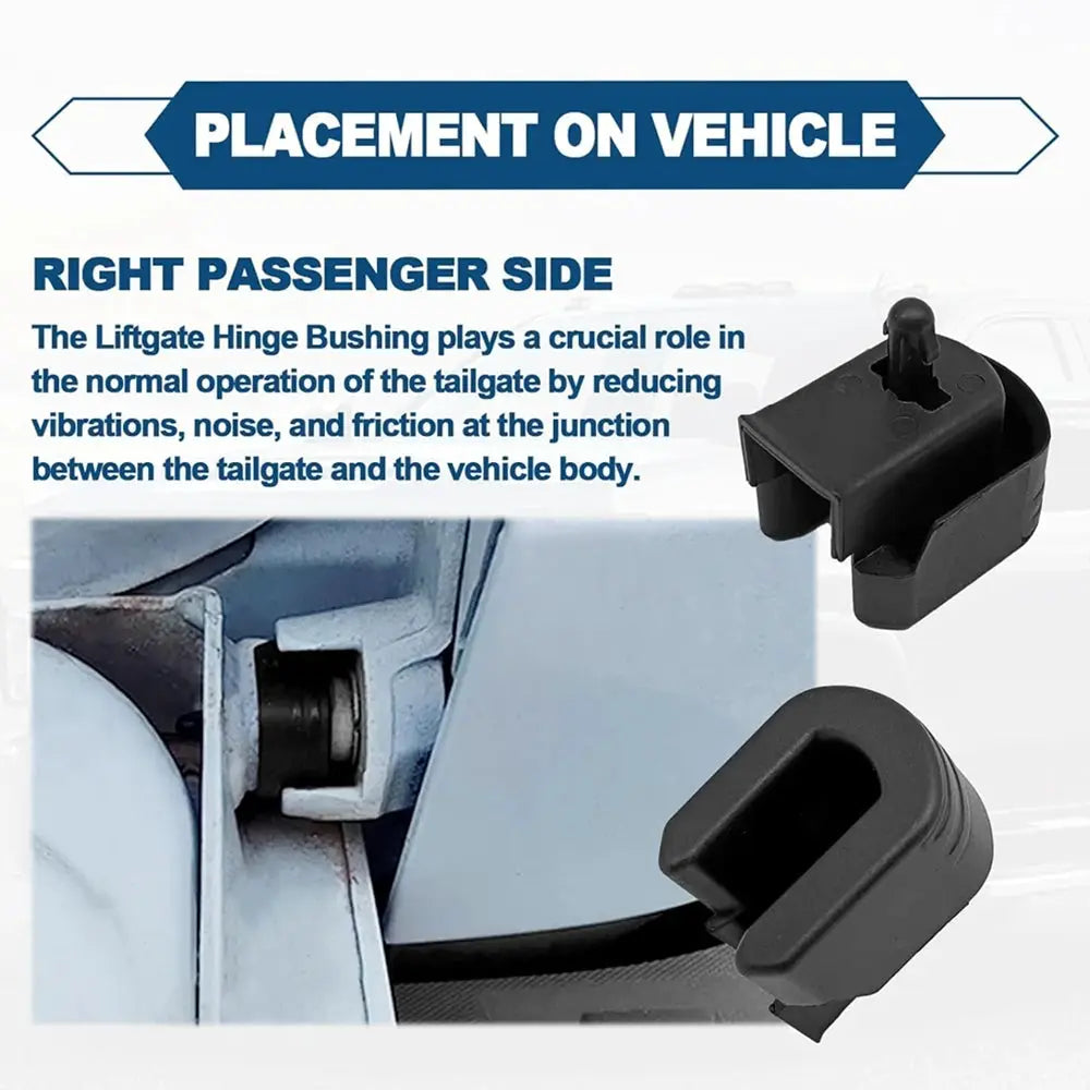 Tailgate Bushing Rear Right Passenger Side Fits for 2014-2020 Chevy Silverado & GMC Sierra, Replace 84331136 84131760 22966936 by InterCyprus Trading Ltd