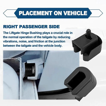 Tailgate Bushing Rear Right Passenger Side Fits for 2014-2020 Chevy Silverado & GMC Sierra, Replace 84331136 84131760 22966936 by InterCyprus Trading Ltd