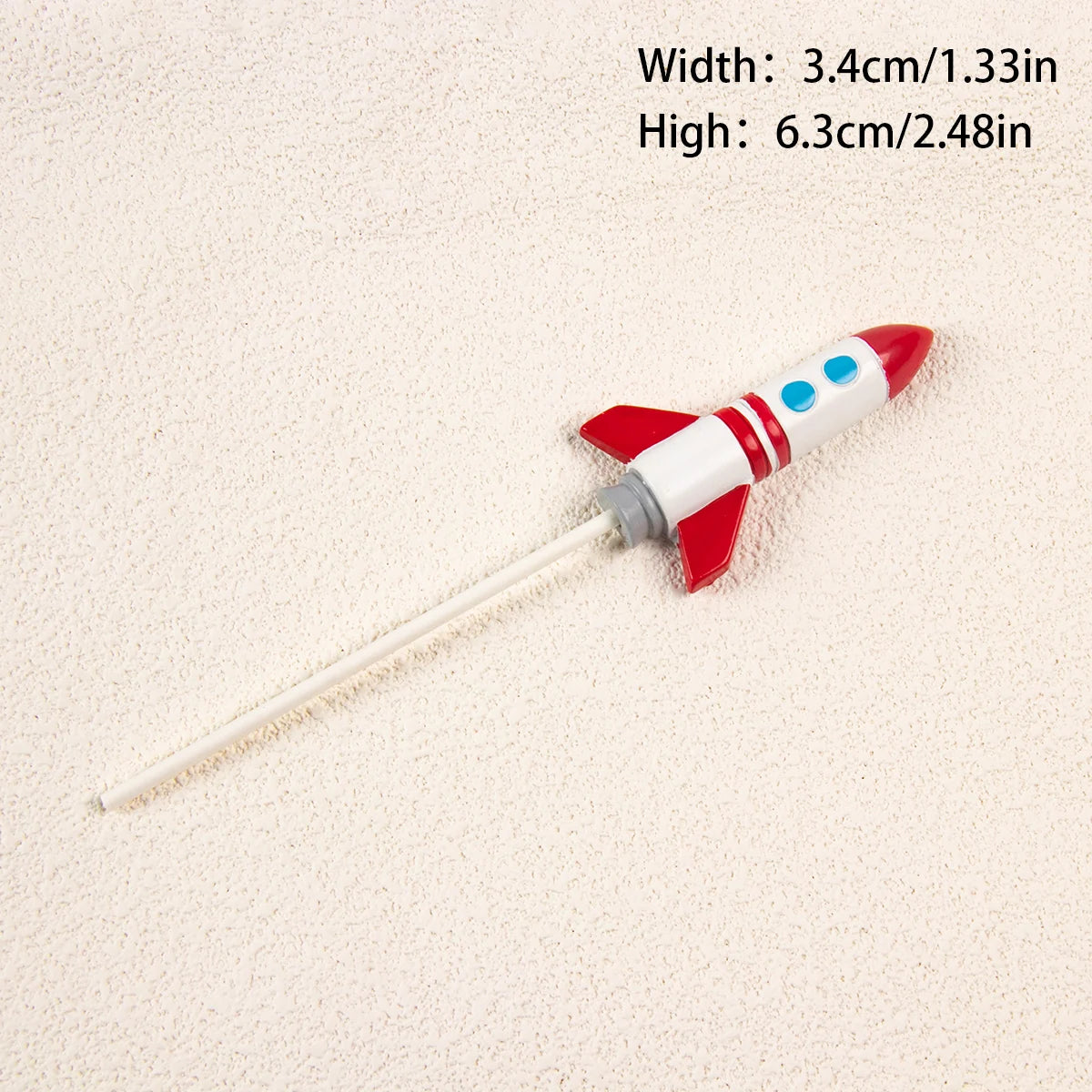 Astronaut Space Cake Toppers - Outer Space Figurines for Party Decorations style D