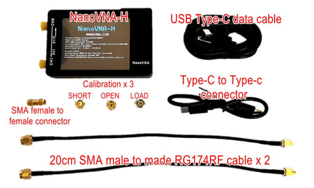 NanoVNA-H Rev3.6 - Low Noise SD Card Slot Vector Analyzer