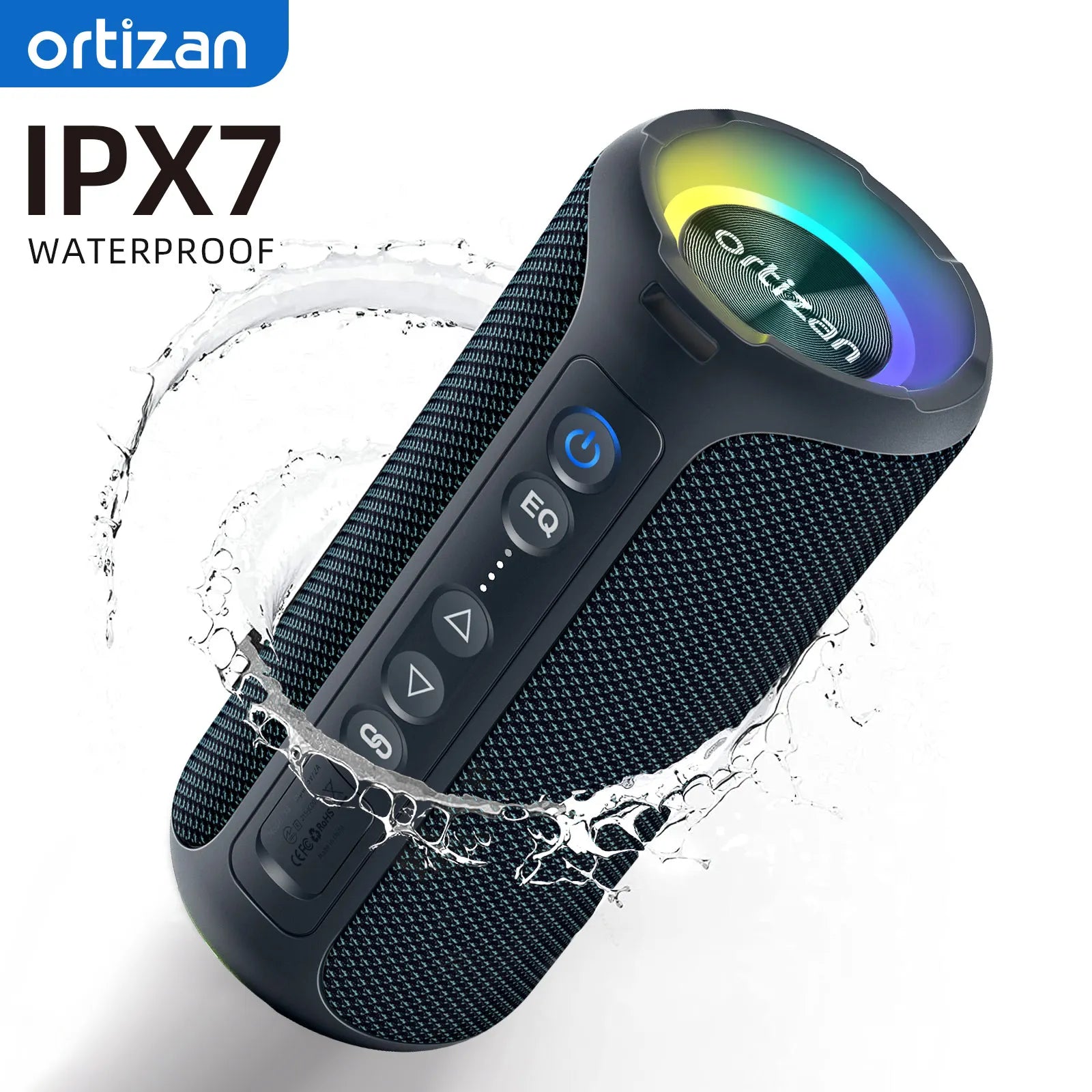 Ortizan 40W Portable Bluetooth Speaker with Deep Bass &amp; IPX7 Waterproof