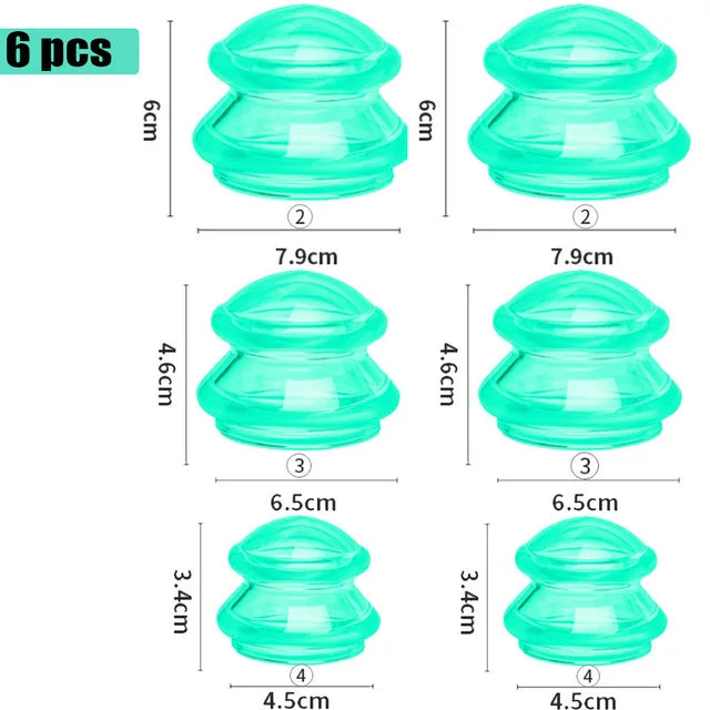 Anti-Cellulite Silicone Suction Cup &ndash; Eco Friendly Reusable GT06-GN