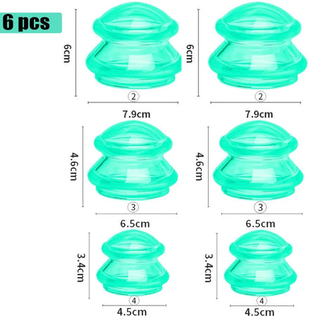 Anti-Cellulite Silicone Suction Cup &ndash; Eco Friendly Reusable GT06-GN