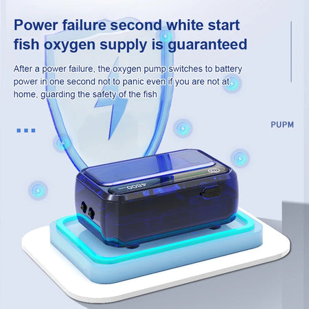 4800mAh Aquarium Oxygen Pump USB Charger &ndash; Ultra Portable