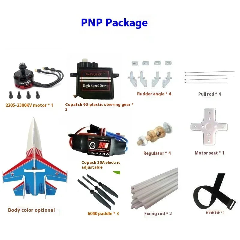 EVYVKVC Mini SU27 Remote Control Airplane - Crash Resistant Glider for All Ages