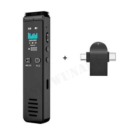 STTWUNAKE HB2N Voice Recorder - Ultra Clear 1536Kbps Audio With otg adapter / 16GB
