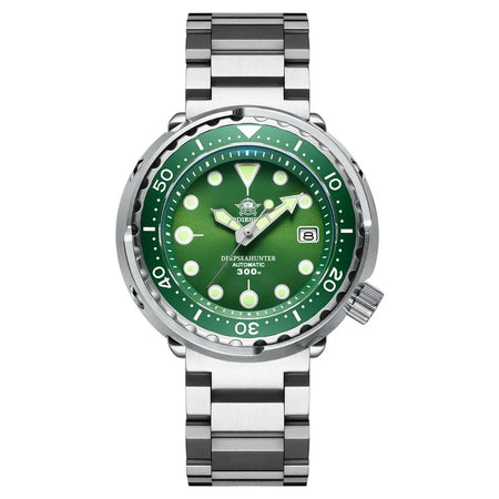 ADDIESDIVE Automatic Mechanical Diving Watch - Stainless Steel, Scratch Proof, Waterproof 3 Steel Green / NH35