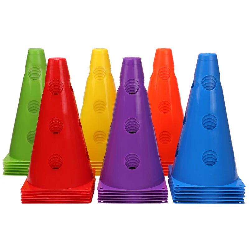 Durable Agility Training Cones &ndash; 12 to 36PCS in Vibrant Colours