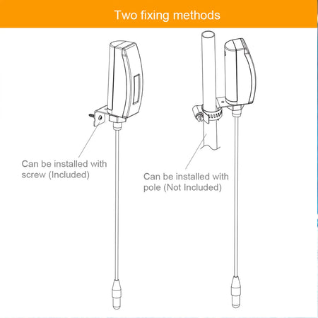 Ecowitt WN34L Waterproof Digital Pool Thermometer with LCD Display and 10ft Cable