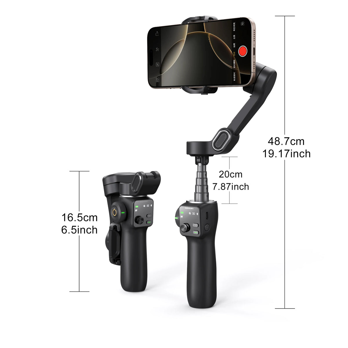 AOCHUAN Smart V8 &ndash; Anti-Shake Face Tracking Stabilizer