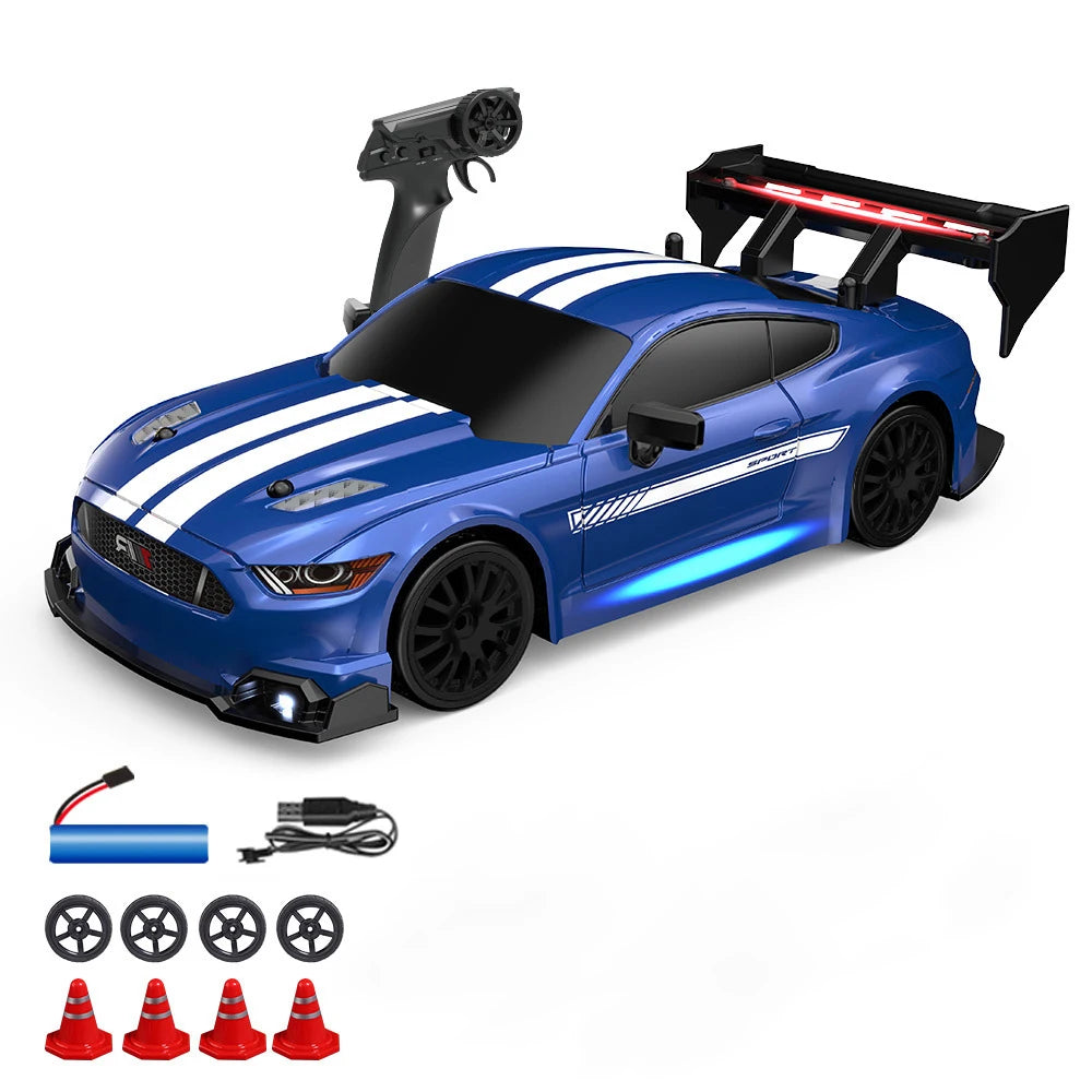 Rc Drift Car 1/24 Ae86 4Wd &ndash; High Speed Performance Blue