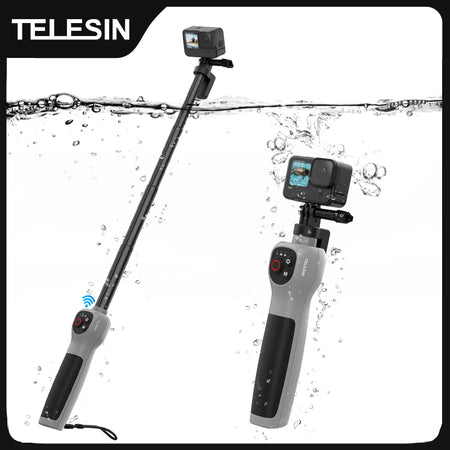 TELESIN Underwater Selfie Stick &ndash; Waterproof and Extendable for GoPro